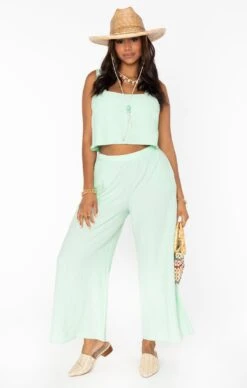 Show Me Your Mumu Tara Crop Top ~ Green Melon -Show Me Your Mumu Sales MS1 4672 MT85 01 1 87d80680 a4c4 4cad 8839 2b63413e8e63