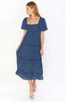 Show Me Your Mumu Linds Midi Dress ~ Red White And Mu