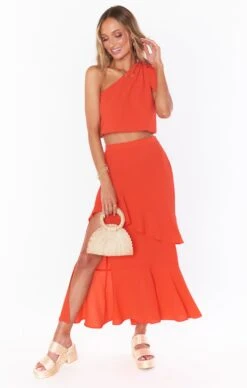 Show Me Your Mumu Nala Ruffle Skirt ~ Bellini