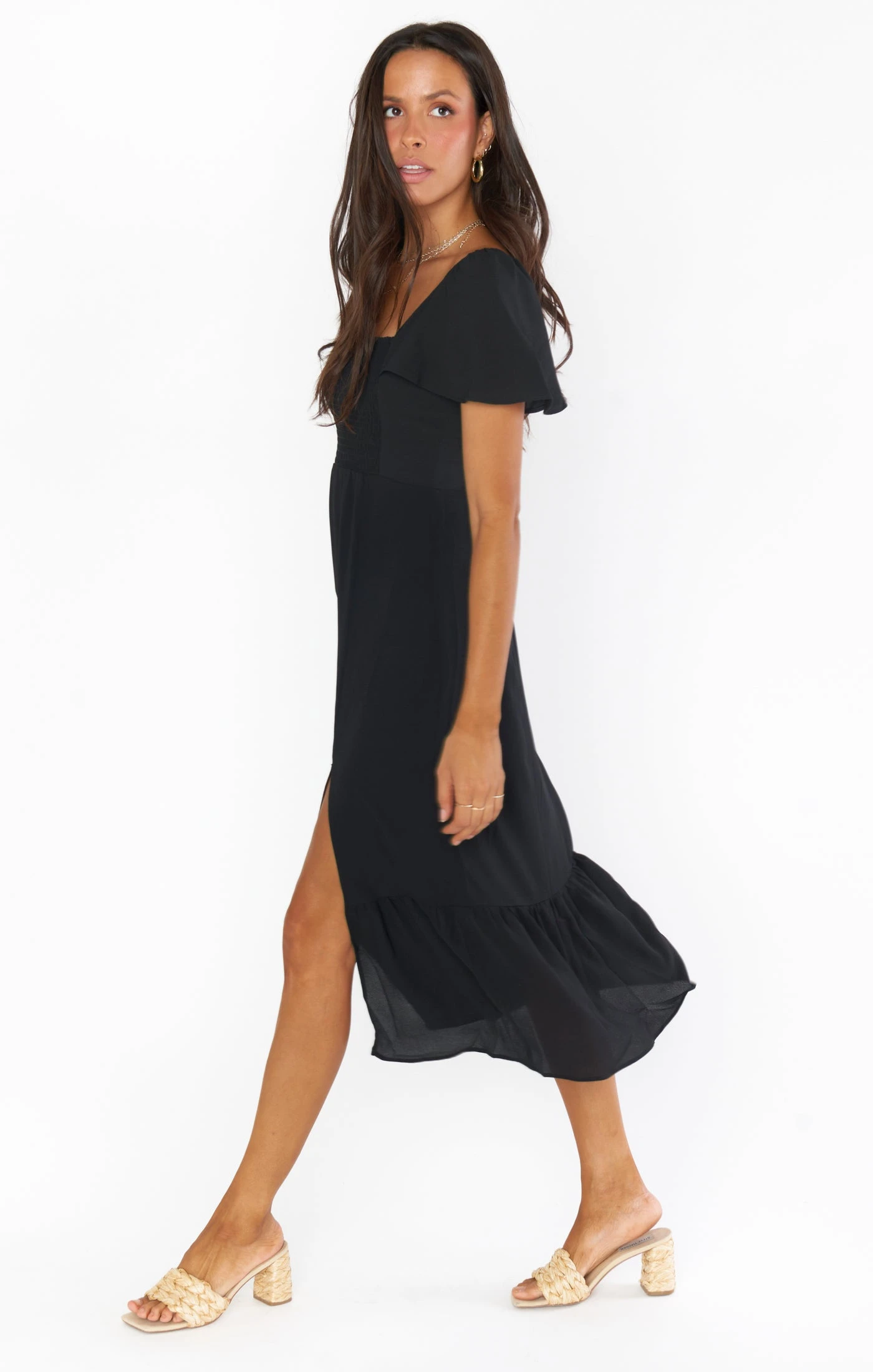 Show Me Your Mumu Brenda Midi Dress ~ Black 5 Show Me Your Mumu Brenda Midi Dress ~ Black - Image 3