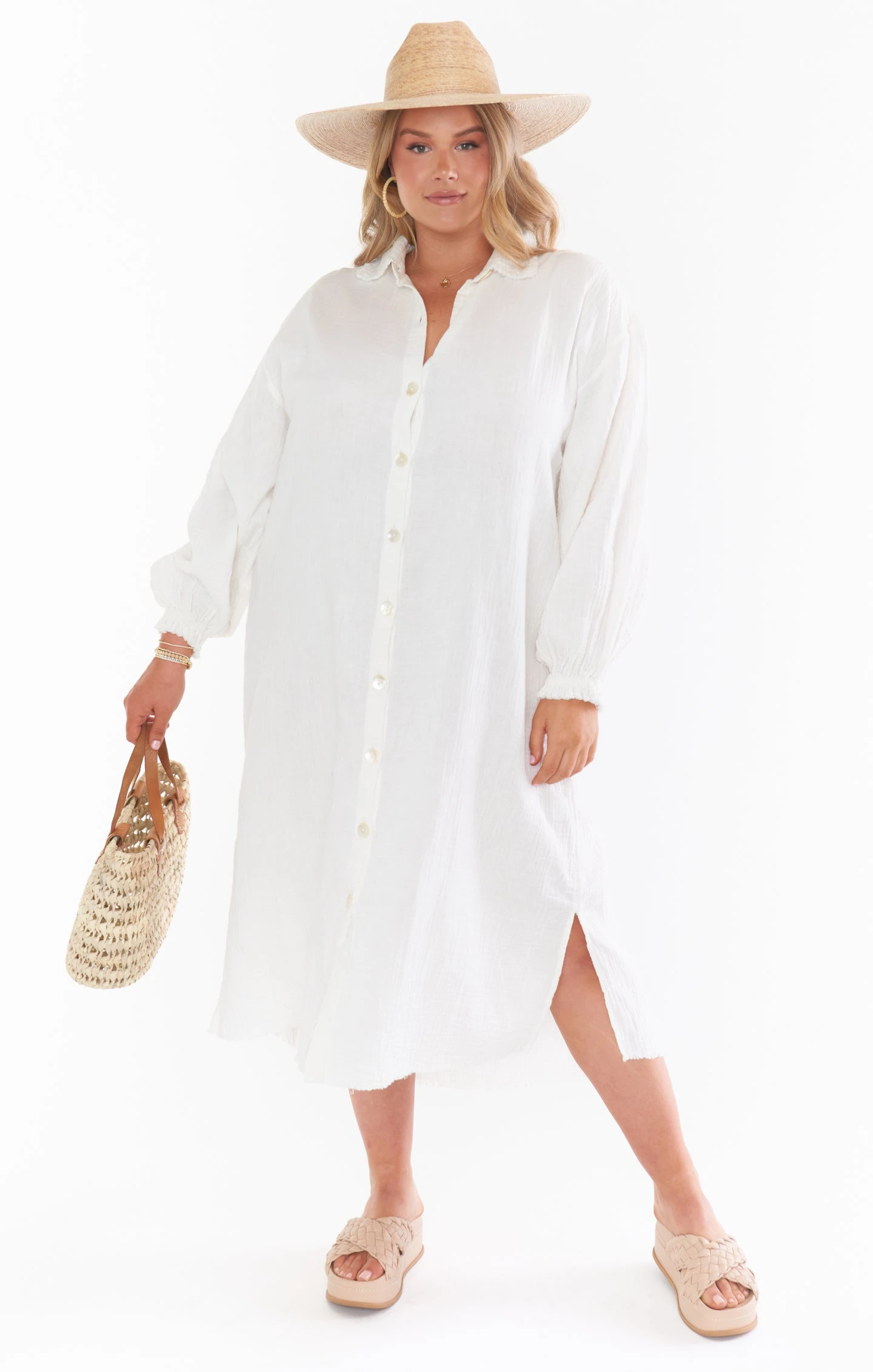 Show Me Your Mumu Captain Button Down Dress ~ Cream 12 Show Me Your Mumu Captain Button Down Dress ~ Cream - Image 10