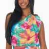 Show Me Your Mumu Heyday One Shoulder Top ~ Tropical Floral -Show Me Your Mumu Sales MS2 4920 MB56 01 51a6934f 36f9 49a4 8edc 1bd7dc029ee6