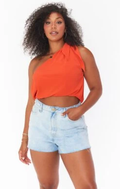 Show Me Your Mumu Heyday One Shoulder Top ~ Bellini