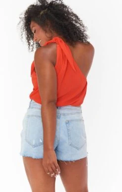 Show Me Your Mumu Heyday One Shoulder Top ~ Bellini -Show Me Your Mumu Sales MS2 4920 OG29 09