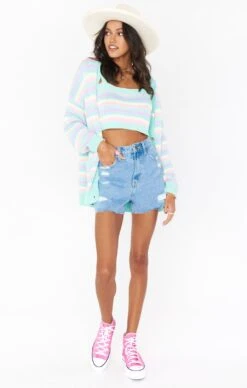 Show Me Your Mumu Nineties Knit Set ~ Pastel Dream Knit -Show Me Your Mumu Sales MS2 4968 PD21 01 3