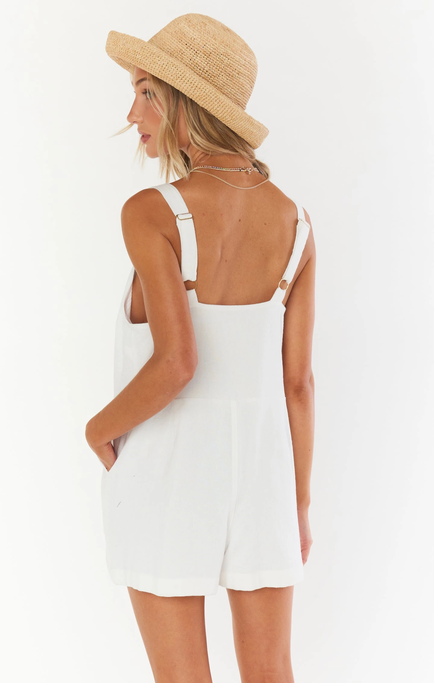 Show Me Your Mumu Catch Me Romper ~ White Beachcomb 8 Show Me Your Mumu Catch Me Romper ~ White Beachcomb - Image 6