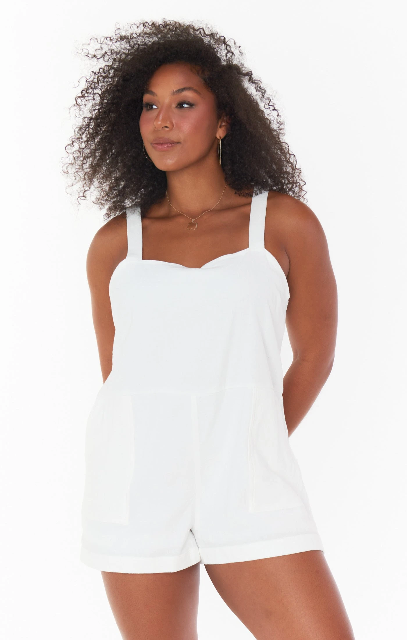 Show Me Your Mumu Catch Me Romper ~ White Beachcomb 5 Show Me Your Mumu Catch Me Romper ~ White Beachcomb - Image 3