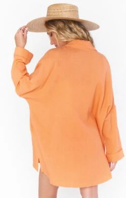 Show Me Your Mumu Johns Button Down Shirt ~ Orange 9 Show Me Your Mumu Johns Button Down Shirt ~ Orange -Show Me Your Mumu Sales MS2 5041 OC87 01 2