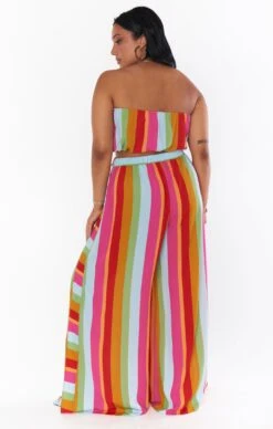 Show Me Your Mumu Journey Pants ~ Getaway Stripe -Show Me Your Mumu Sales MS2 5043 XO57 01