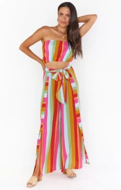 Show Me Your Mumu Journey Pants ~ Getaway Stripe -Show Me Your Mumu Sales MS2 5065 XO57 01 4