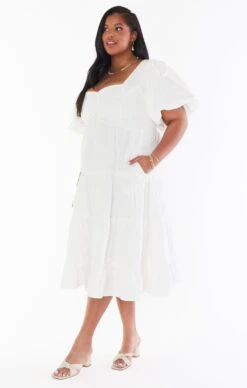 Show Me Your Mumu Odette Midi Dress ~ White -Show Me Your Mumu Sales MS2 5073X WH01 01 b6882847 d6c3 4356 8ca1 acaca9a49087