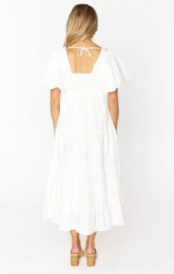 Show Me Your Mumu Odette Midi Dress ~ White -Show Me Your Mumu Sales MS2 5073 WH01 01