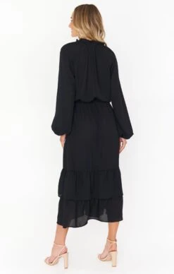 Show Me Your Mumu Cait Midi Dress ~ Black 7 Show Me Your Mumu Cait Midi Dress ~ Black -Show Me Your Mumu Sales MS2 5093 BK46 01 1