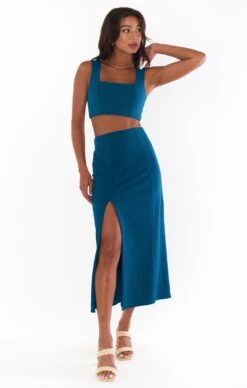 Show Me Your Mumu Ansley Crop Top ~ Jade Green Stretch -Show Me Your Mumu Sales MS2 5317 JA65 01 1 dd519479 246d 4263 872b d0c3a82426e3