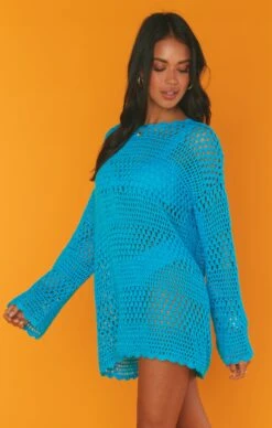 Show Me Your Mumu Paula Pullover ~ Turquoise Crochet 25 Show Me Your Mumu Paula Pullover ~ Turquoise Crochet -Show Me Your Mumu Sales MS3 1227 TE10 03