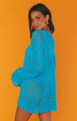 Show Me Your Mumu Paula Pullover ~ Turquoise Crochet 27 Show Me Your Mumu Paula Pullover ~ Turquoise Crochet -Show Me Your Mumu Sales MS3 1227 TE10 04