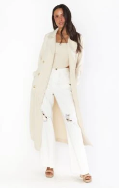 Show Me Your Mumu Trevor Trench ~ Off White -Show Me Your Mumu Sales MS3 5210 OW05 01