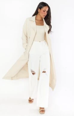 Show Me Your Mumu Trevor Trench ~ Off White -Show Me Your Mumu Sales MS3 5210 OW05 02