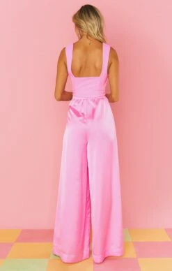 Show Me Your Mumu Ansley Crop Top ~ Pink Stretch -Show Me Your Mumu Sales MS3 5316 NP65 03