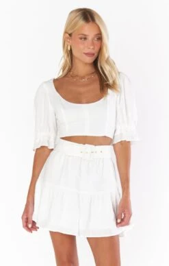 Show Me Your Mumu Fiona Top ~ White Linen -Show Me Your Mumu Sales MS3 5402 WH56 02 081cee0b f3ca 4727 85a4 b5bf9d2a3fda