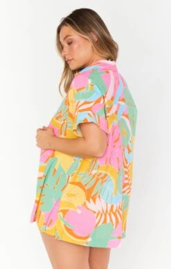 Show Me Your Mumu Parker Button Down ~ Tropical Fruit -Show Me Your Mumu Sales MS3 5568 FP01 04