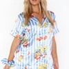 Show Me Your Mumu Slumber PJ Set ~ Fruit Basket Stripe -Show Me Your Mumu Sales MS9 1525 FC80 01 1