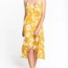 Show Me Your Mumu Meghan Wrap Dress ~ Bloom Gold -Show Me Your Mumu Sales SummerBridal Ties 1300