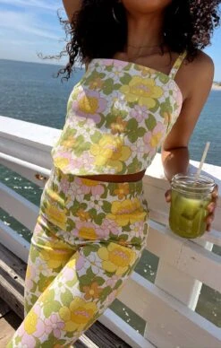 Show Me Your Mumu Handkerchief Top ~ Fresh Floral Denim