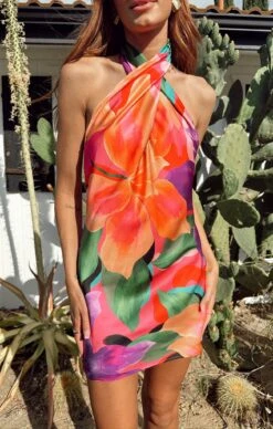 Show Me Your Mumu Jasmine Halter Mini Dress ~ Water Lily 9 Show Me Your Mumu Jasmine Halter Mini Dress ~ Water Lily -Show Me Your Mumu Sales Tezza 1723
