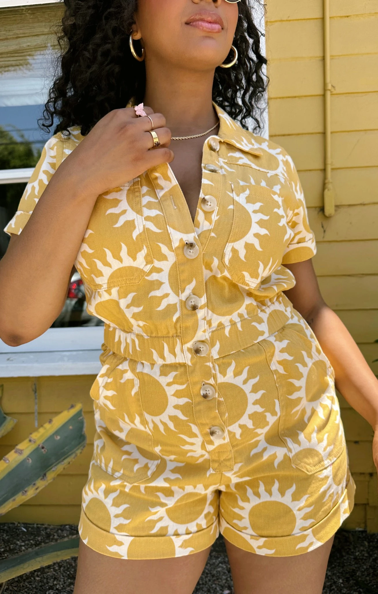 Show Me Your Mumu Cannon Romper ~ Paradise Sun Denim 4 Show Me Your Mumu Cannon Romper ~ Paradise Sun Denim - Image 2