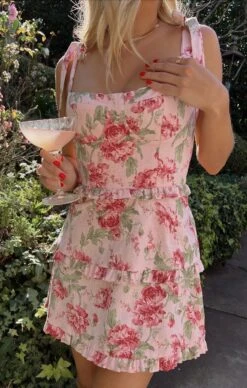 Show Me Your Mumu Lady Corset Mini Dress ~ Garden Romantic