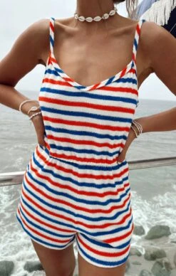 Show Me Your Mumu Rory Romper ~ Americana Terry