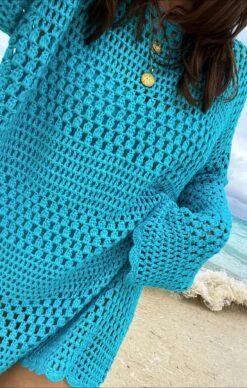 Show Me Your Mumu Paula Pullover ~ Turquoise Crochet 22 Show Me Your Mumu Paula Pullover ~ Turquoise Crochet -Show Me Your Mumu Sales Tezza 50432