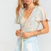 Show Me Your Mumu Wilson Tie Top ~ Nevada Stripe Flux -Show Me Your Mumu Sales a07d9add2580b175282da58e708c08bf