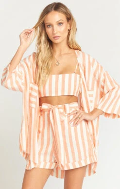 Show Me Your Mumu Kenny Scarf Top ~ Dreamsicle Stripe Linen -Show Me Your Mumu Sales a09389dd68f9cca1929420d4ce99f29b