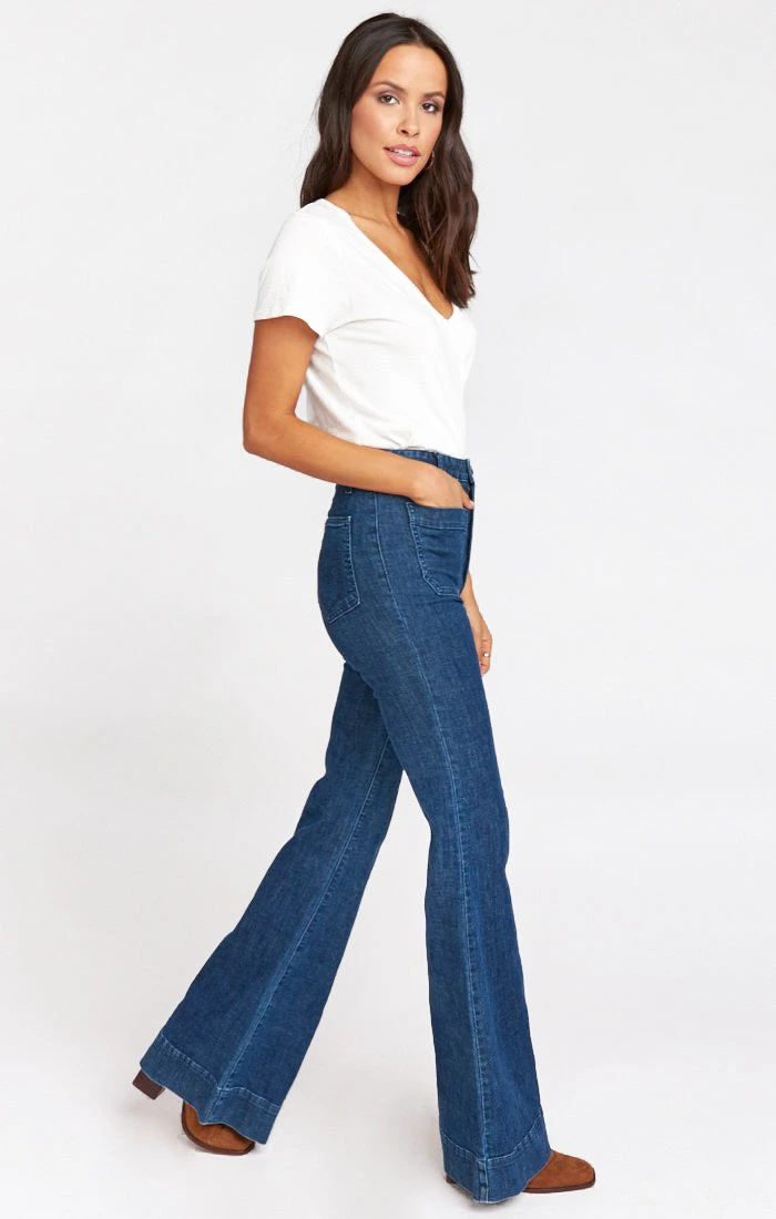 Show Me Your Mumu Farrah Trouser Flare Long ~ Downpour 3 Show Me Your Mumu Farrah Trouser Flare Long ~ Downpour