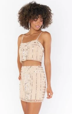 Show Me Your Mumu Pearly Top ~ White Pearl Sequins -Show Me Your Mumu Sales alllyanyssa 9.2220024