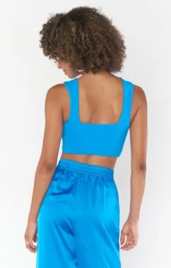 Show Me Your Mumu Ansley Crop Top ~ Blue Stretch 19 Show Me Your Mumu Ansley Crop Top ~ Blue Stretch -Show Me Your Mumu Sales alllyanyssa 9.2220280