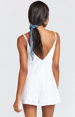 Show Me Your Mumu Remy Romper ~ Mirage Gauze White -Show Me Your Mumu Sales bde6f0f99b4e49603f18810b931280f7