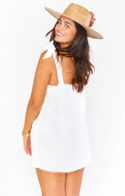 Show Me Your Mumu Sunshine Dress ~ White Linen -Show Me Your Mumu Sales bella 3.543325