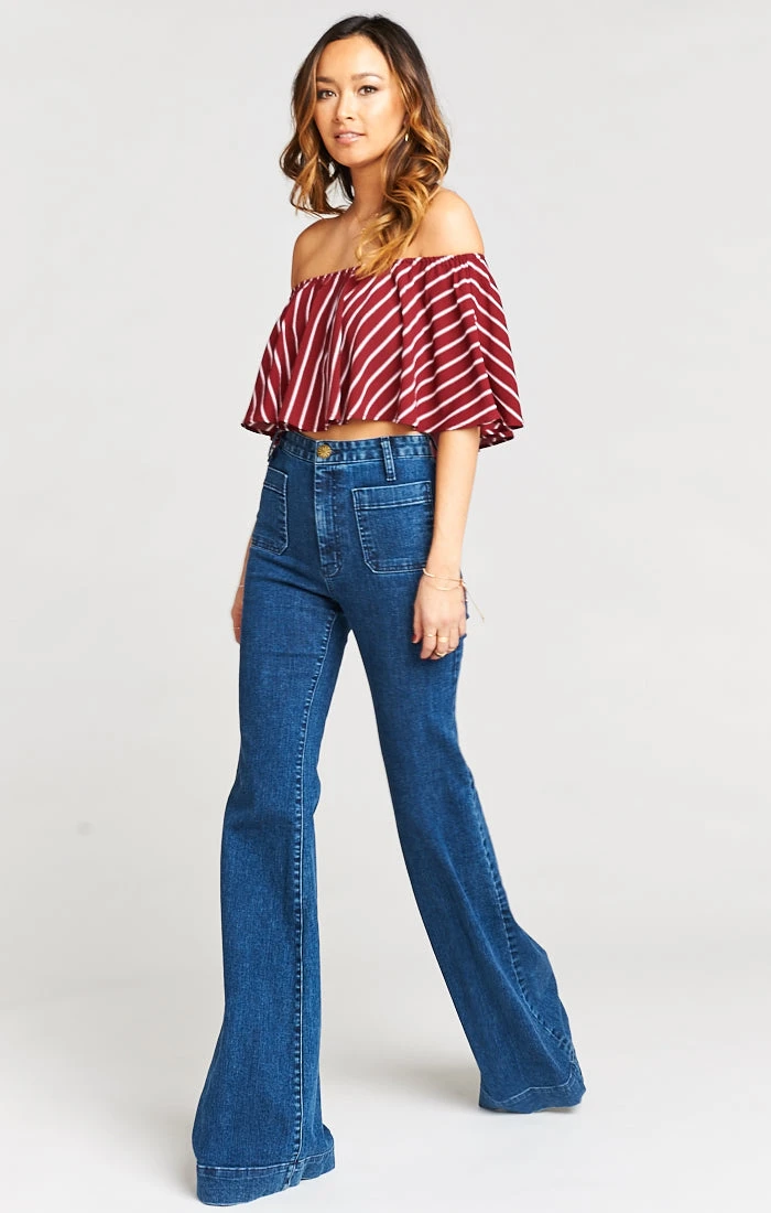 Show Me Your Mumu Farrah Trouser Flare Long ~ Downpour 15 Show Me Your Mumu Farrah Trouser Flare Long ~ Downpour - Image 13