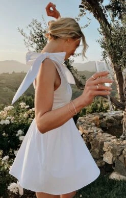 Show Me Your Mumu Sales 25 Show Me Your Mumu Claire Mini Dress ~ White Poplin