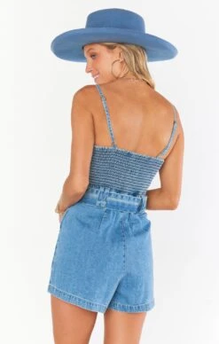 Show Me Your Mumu Sloane Romper ~ Dusk Blue -Show Me Your Mumu Sales claudiapaige 1.632886