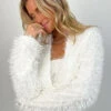 Show Me Your Mumu Cory Cardigan ~ White Faux Feathers 1 Show Me Your Mumu Cory Cardigan ~ White Faux Feathers -Show Me Your Mumu Sales corycardigan