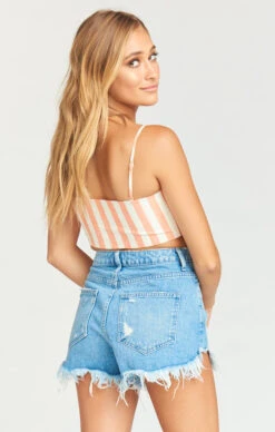 Show Me Your Mumu Kenny Scarf Top ~ Dreamsicle Stripe Linen -Show Me Your Mumu Sales dea0bf660a2befeb530cb10dc4e71424