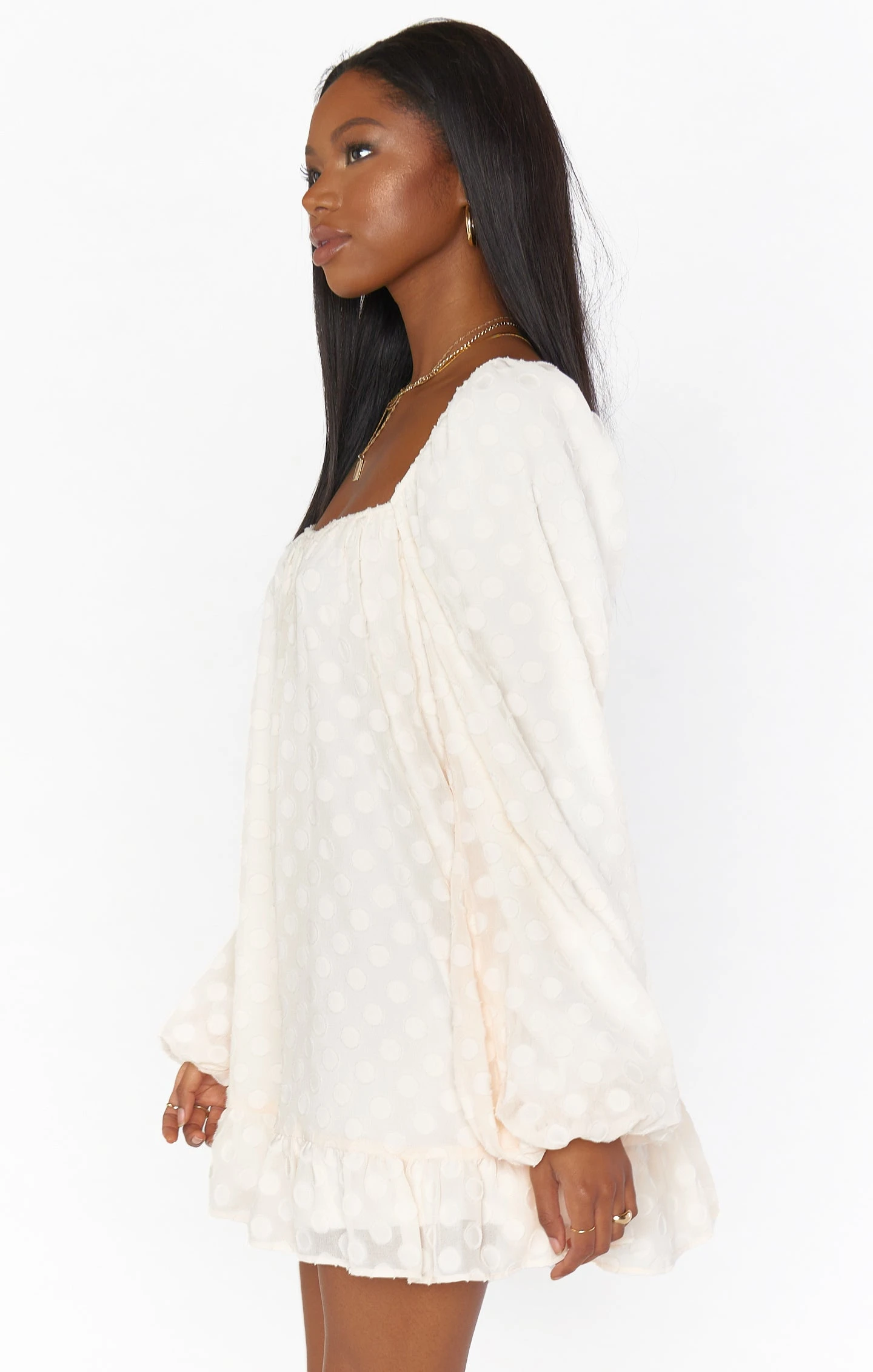 Show Me Your Mumu Briar Mini Dress ~ White Dot 5 Show Me Your Mumu Briar Mini Dress ~ White Dot - Image 3