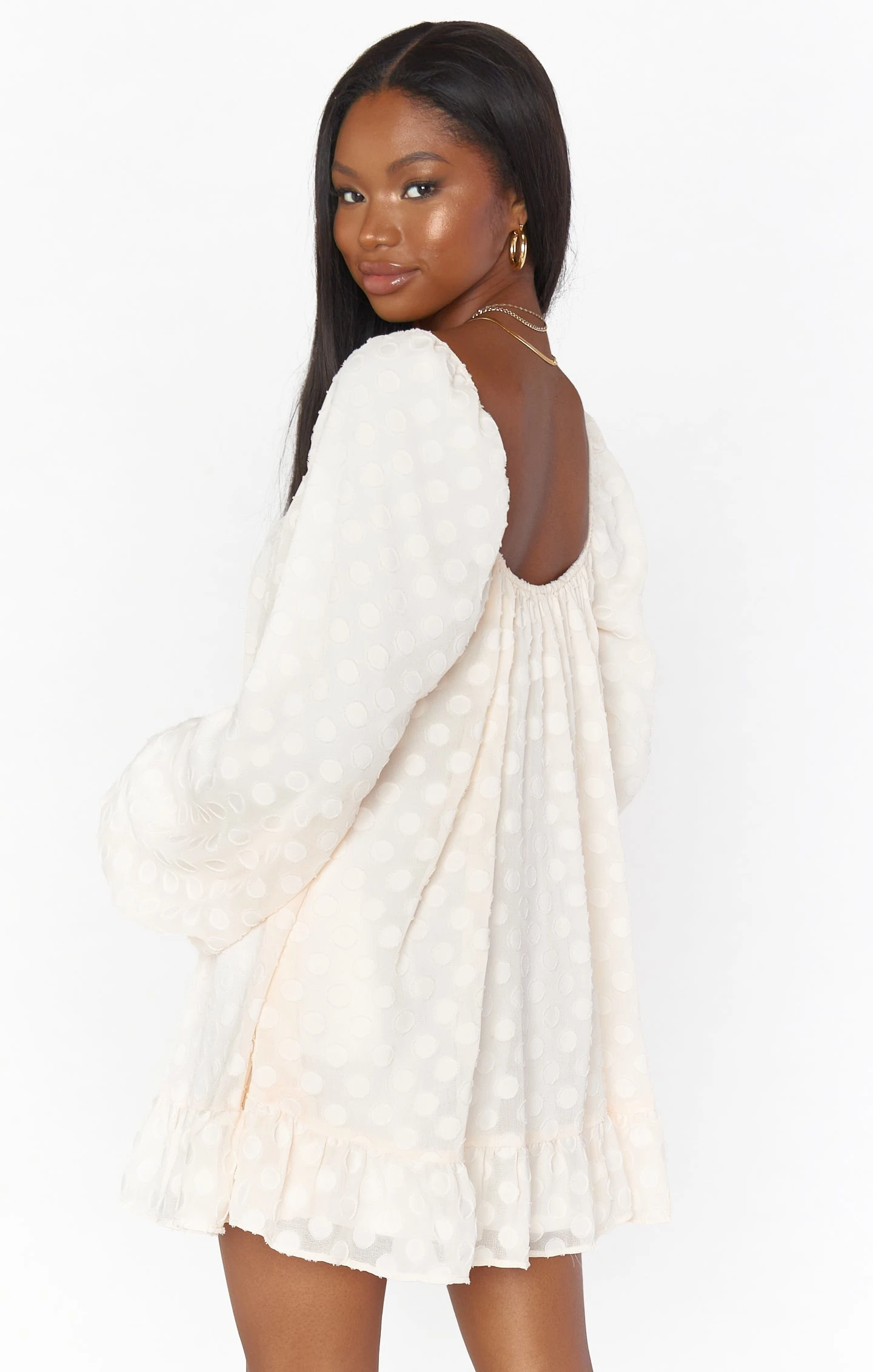 Show Me Your Mumu Briar Mini Dress ~ White Dot 6 Show Me Your Mumu Briar Mini Dress ~ White Dot - Image 4