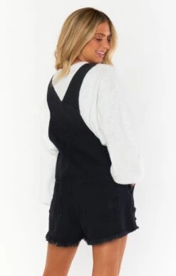 Show Me Your Mumu Georgia Overalls ~ Washed Black -Show Me Your Mumu Sales fall23 allyliv 12.1528040