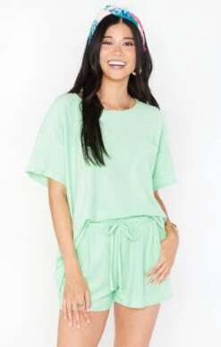 Show Me Your Mumu Easy Livin Set ~ Green Melon Terry -Show Me Your Mumu Sales hannahbrown 4.1553228