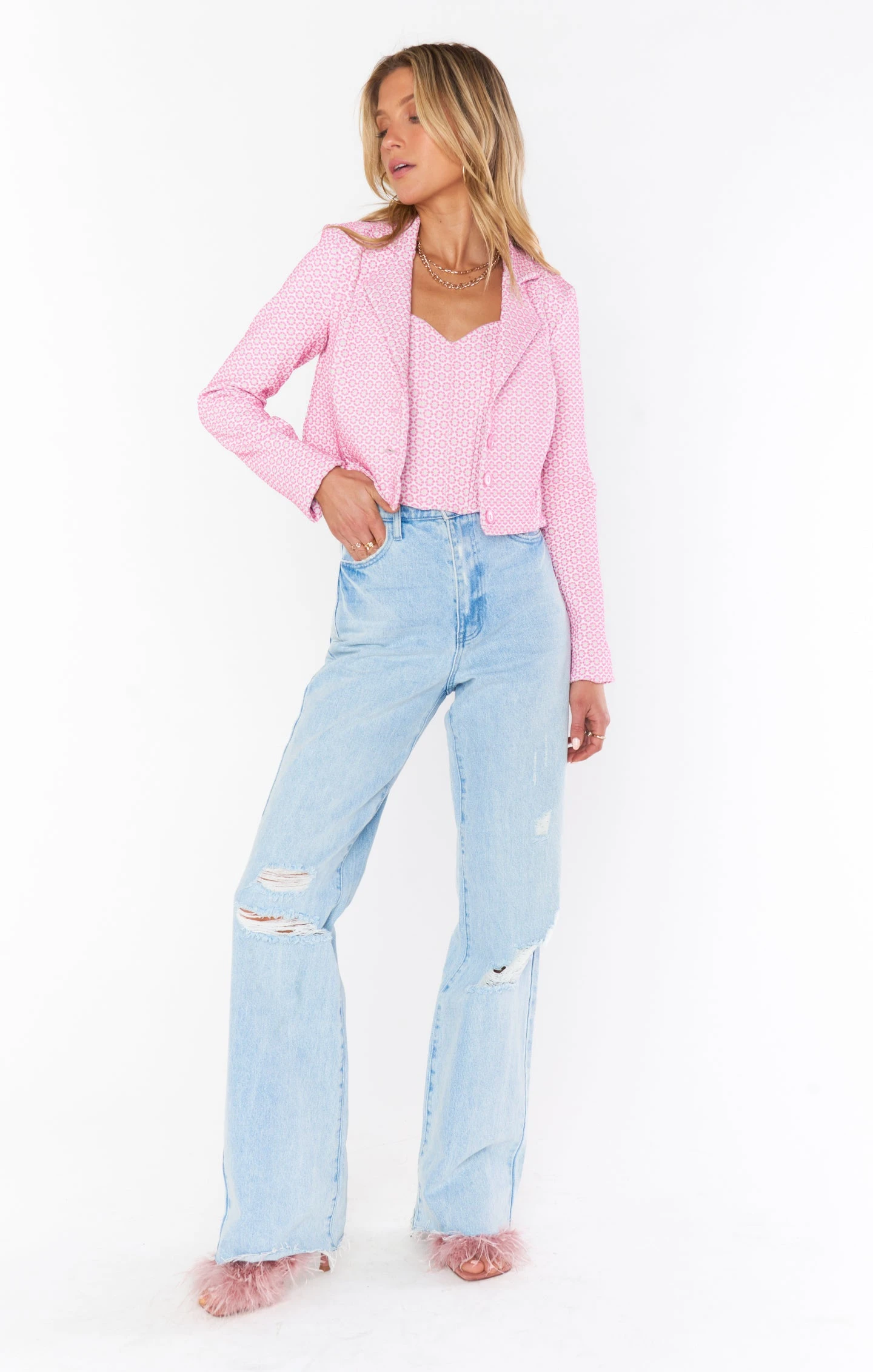 Show Me Your Mumu Waldorf Jacket ~ Daisy Jacquard 11 Show Me Your Mumu Waldorf Jacket ~ Daisy Jacquard - Image 9